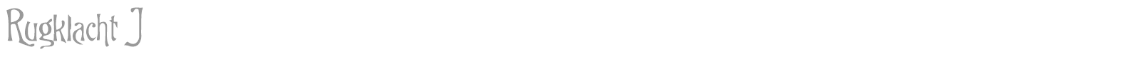 Rugklacht font preview